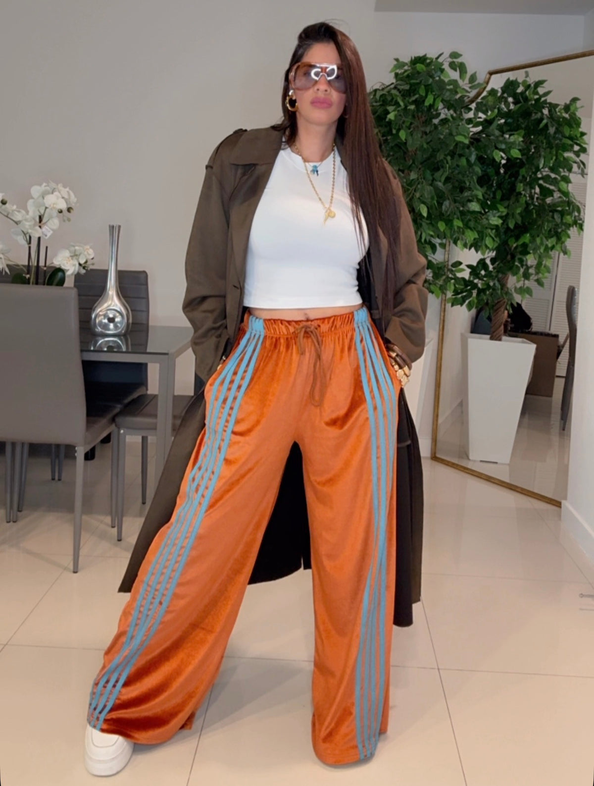 Gamuza pants ocre