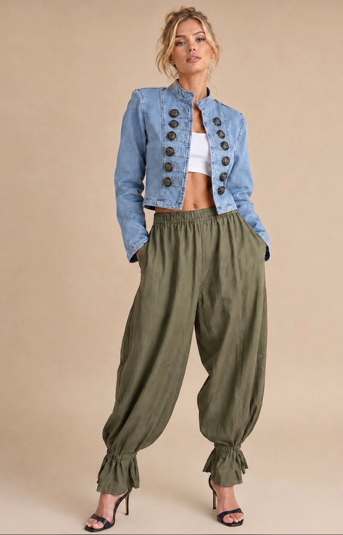 Jacket napoleon botones big