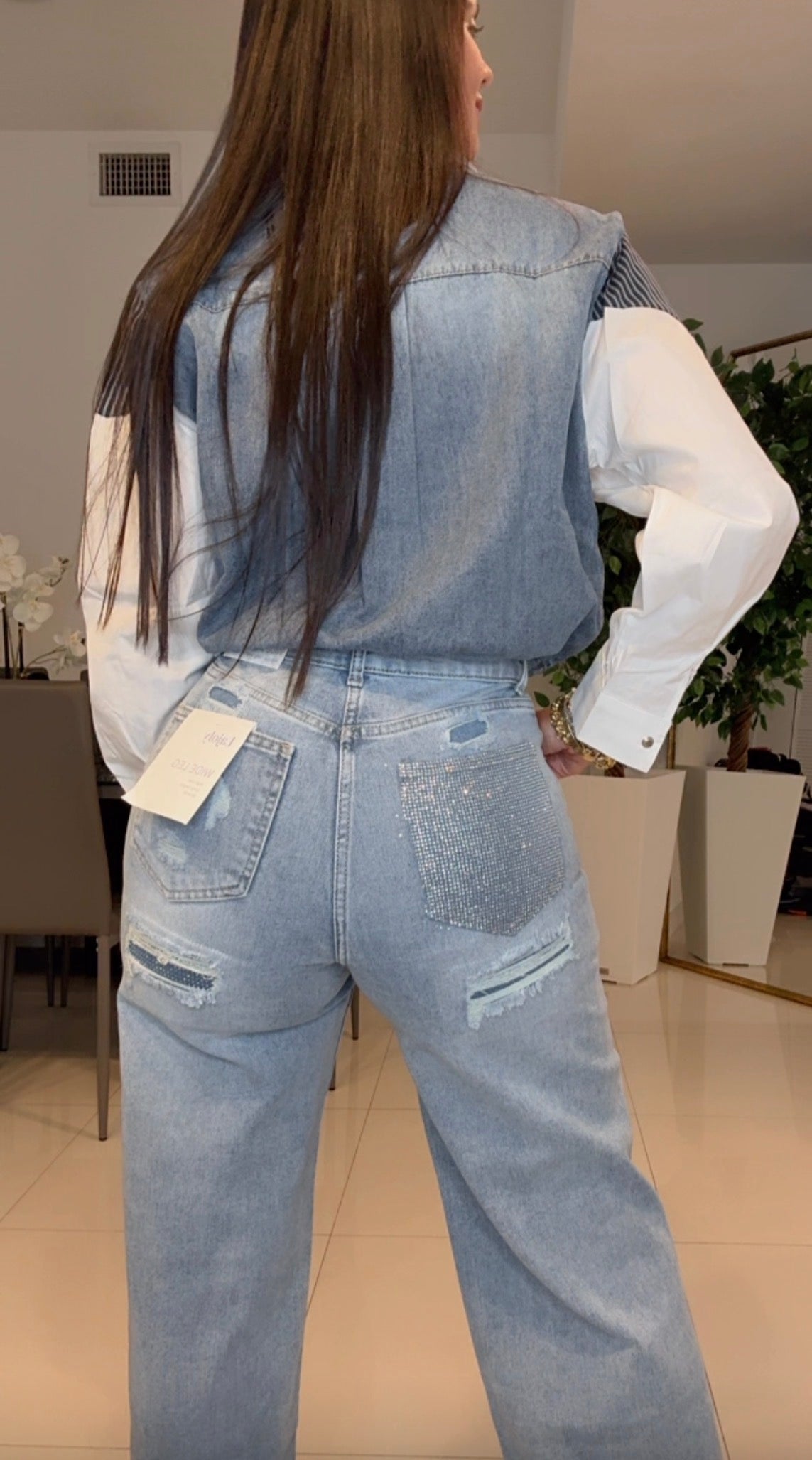 Jeans Brillo blue
