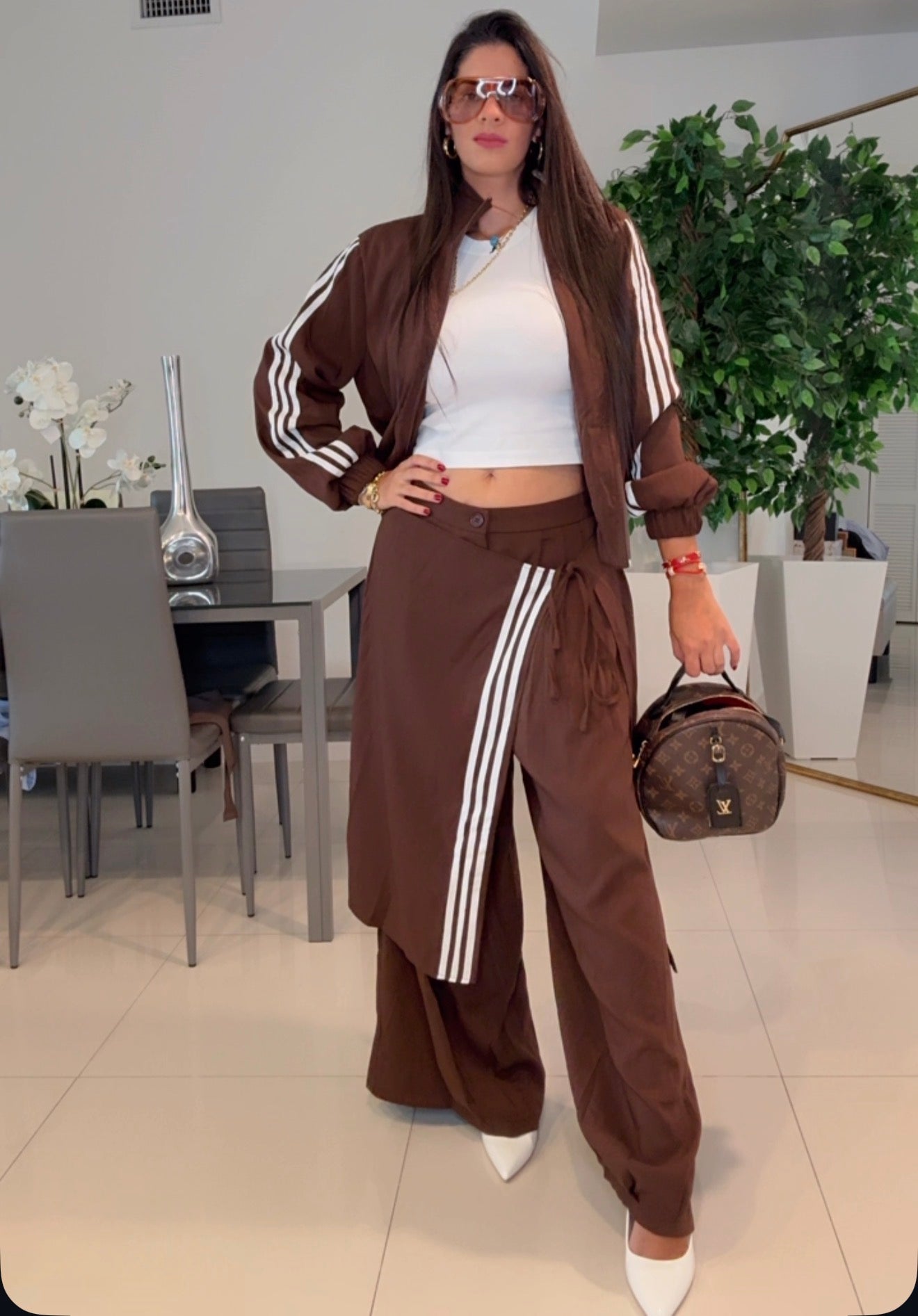 Set falda mocca