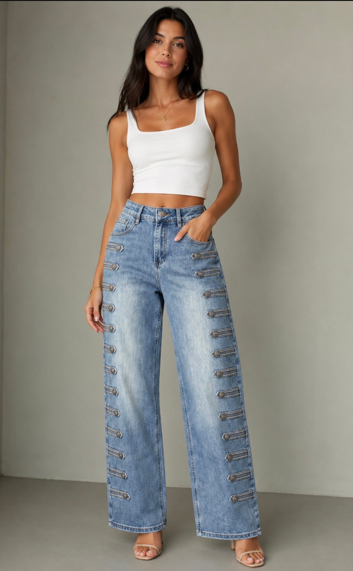 Jeans napoleon baby blue