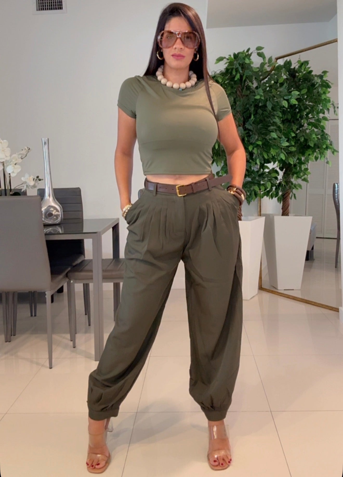 Ejecutivo pants oliva