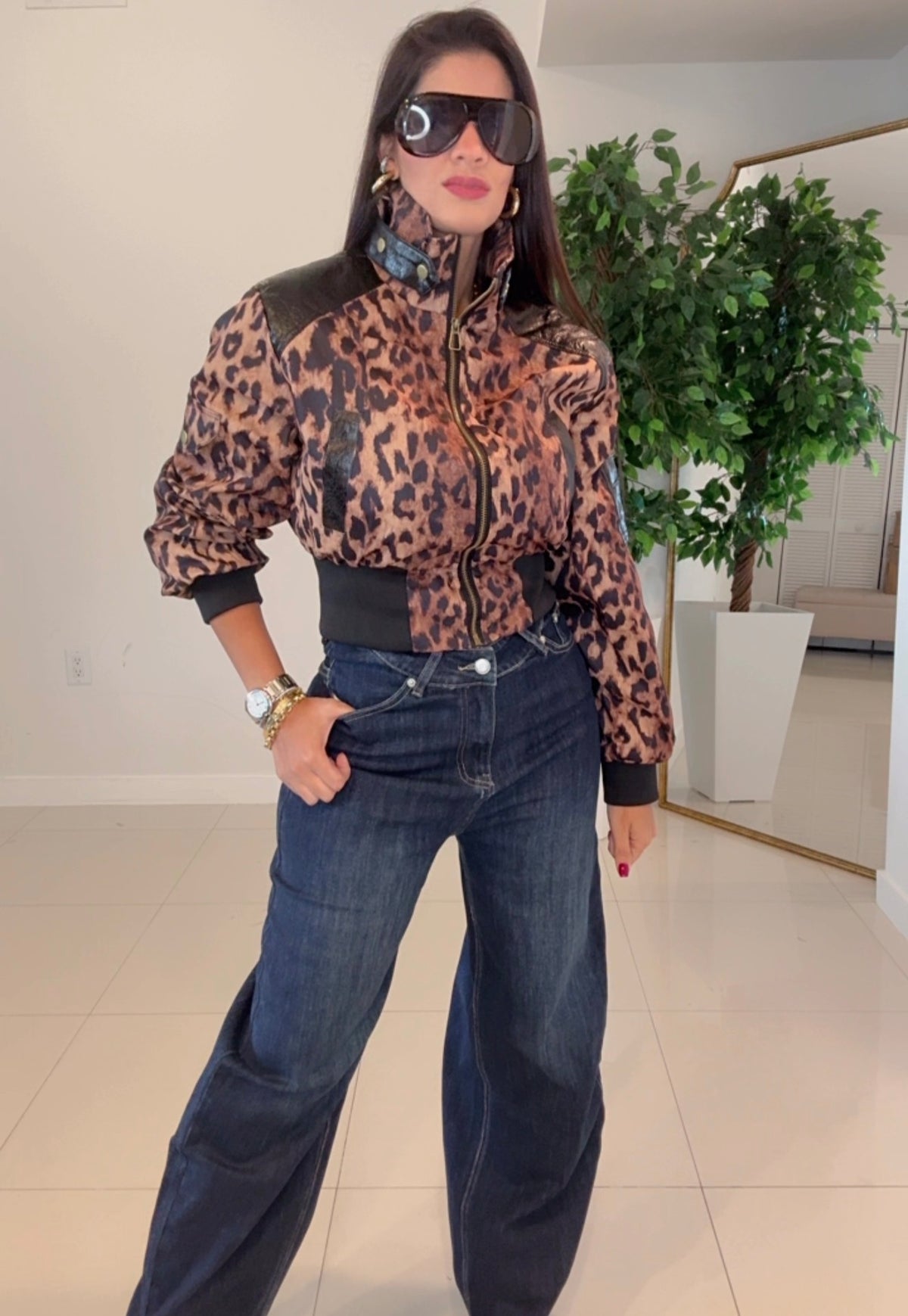 Jacket animal print