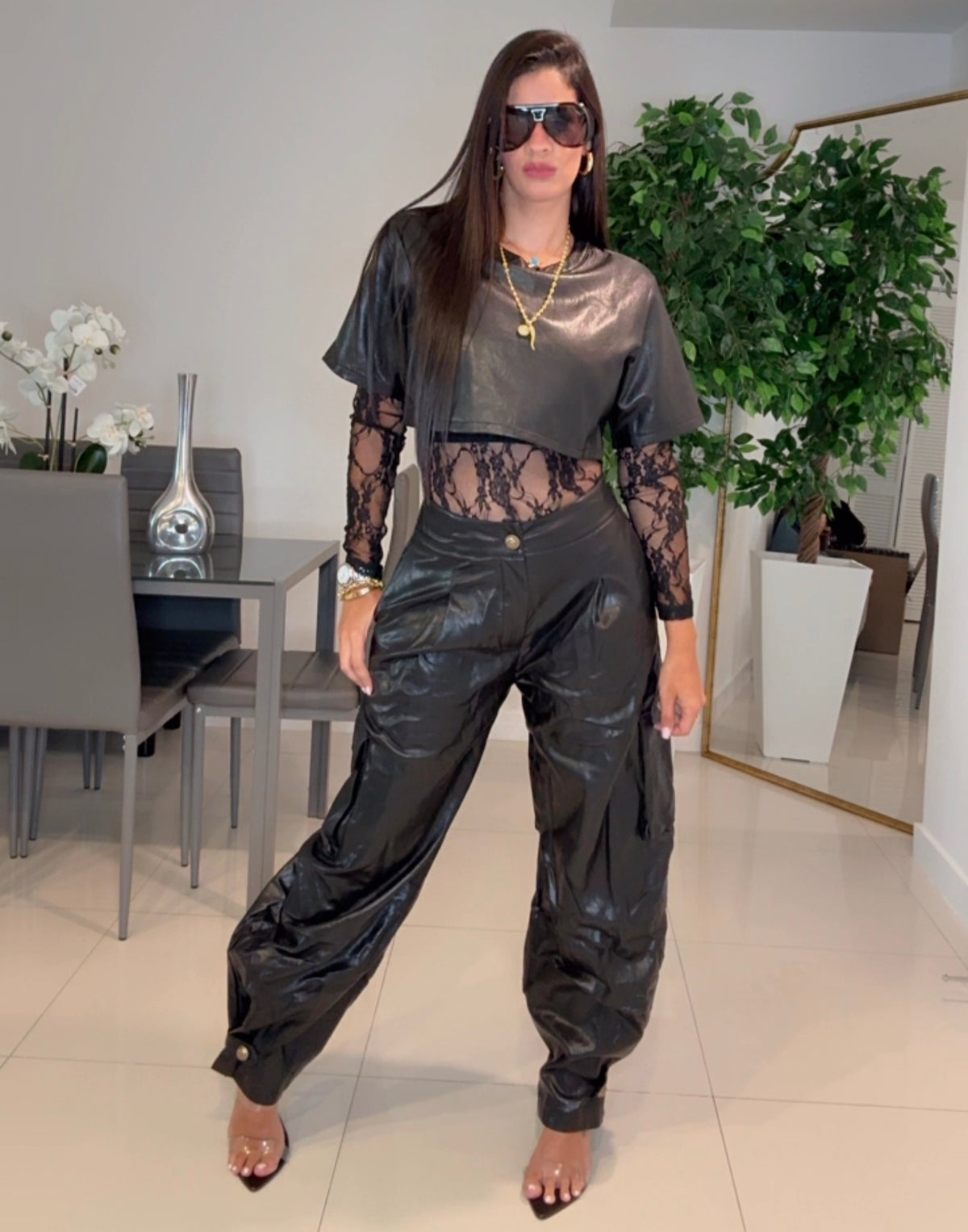 Cuero pants black