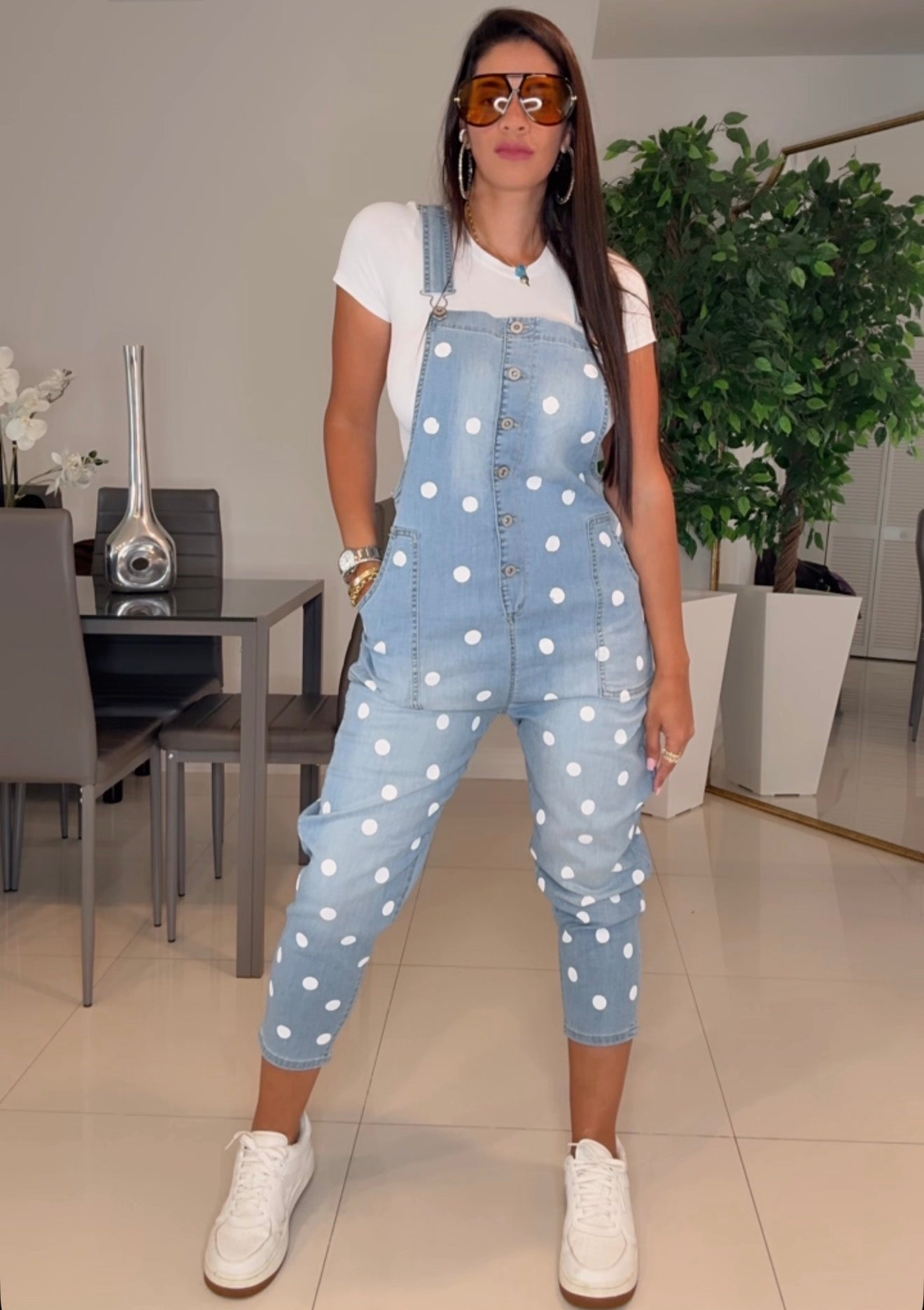 Polka jumpsuit