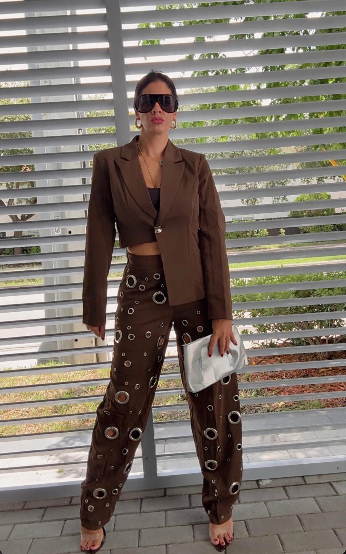 Leonella Aro set brown