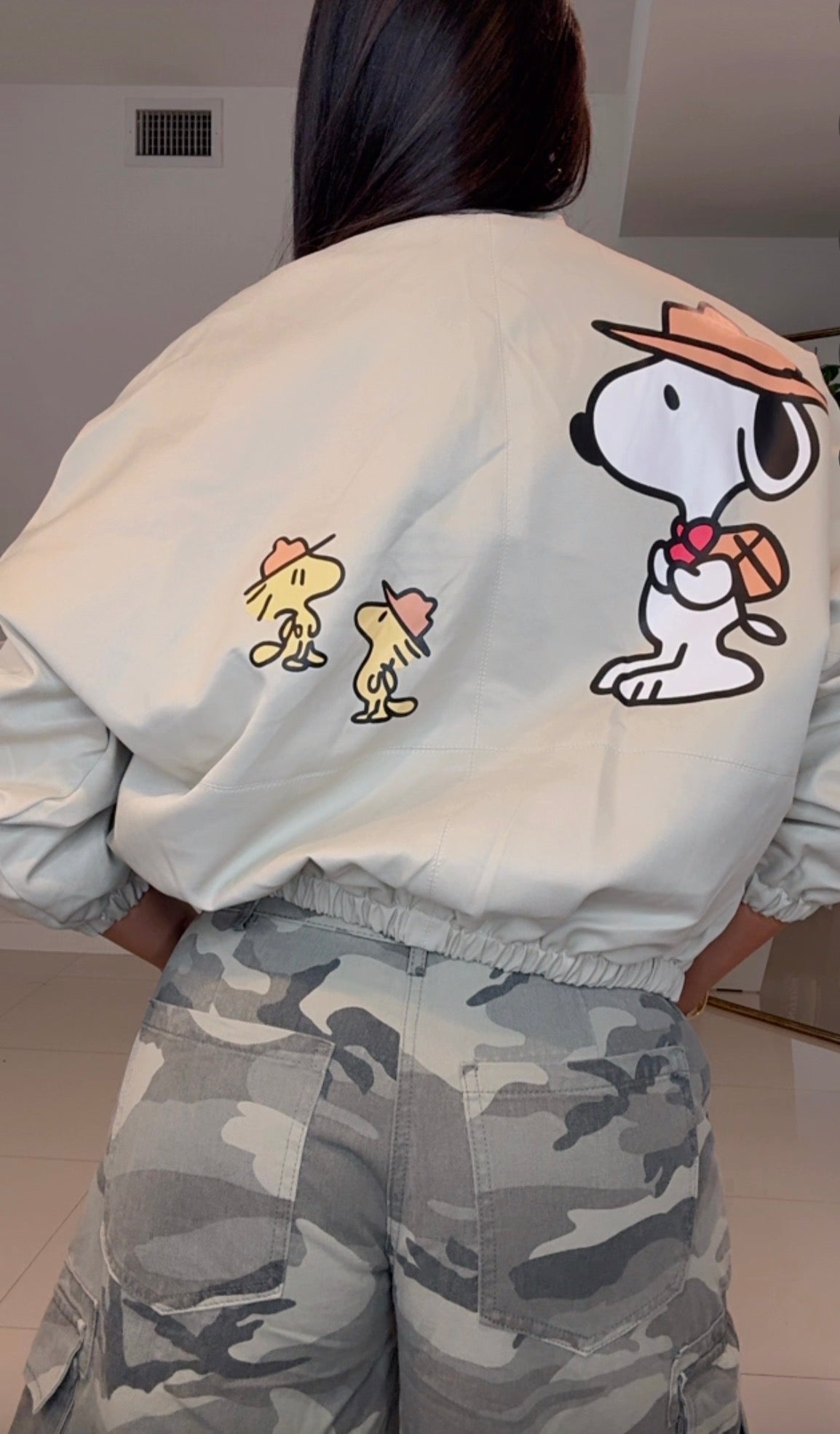 Jacket snoopy beig news
