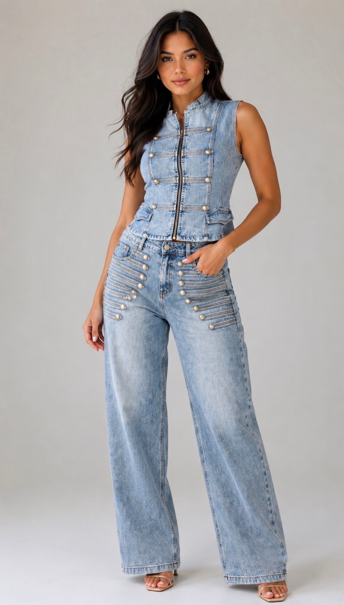 Set Napoleón denim