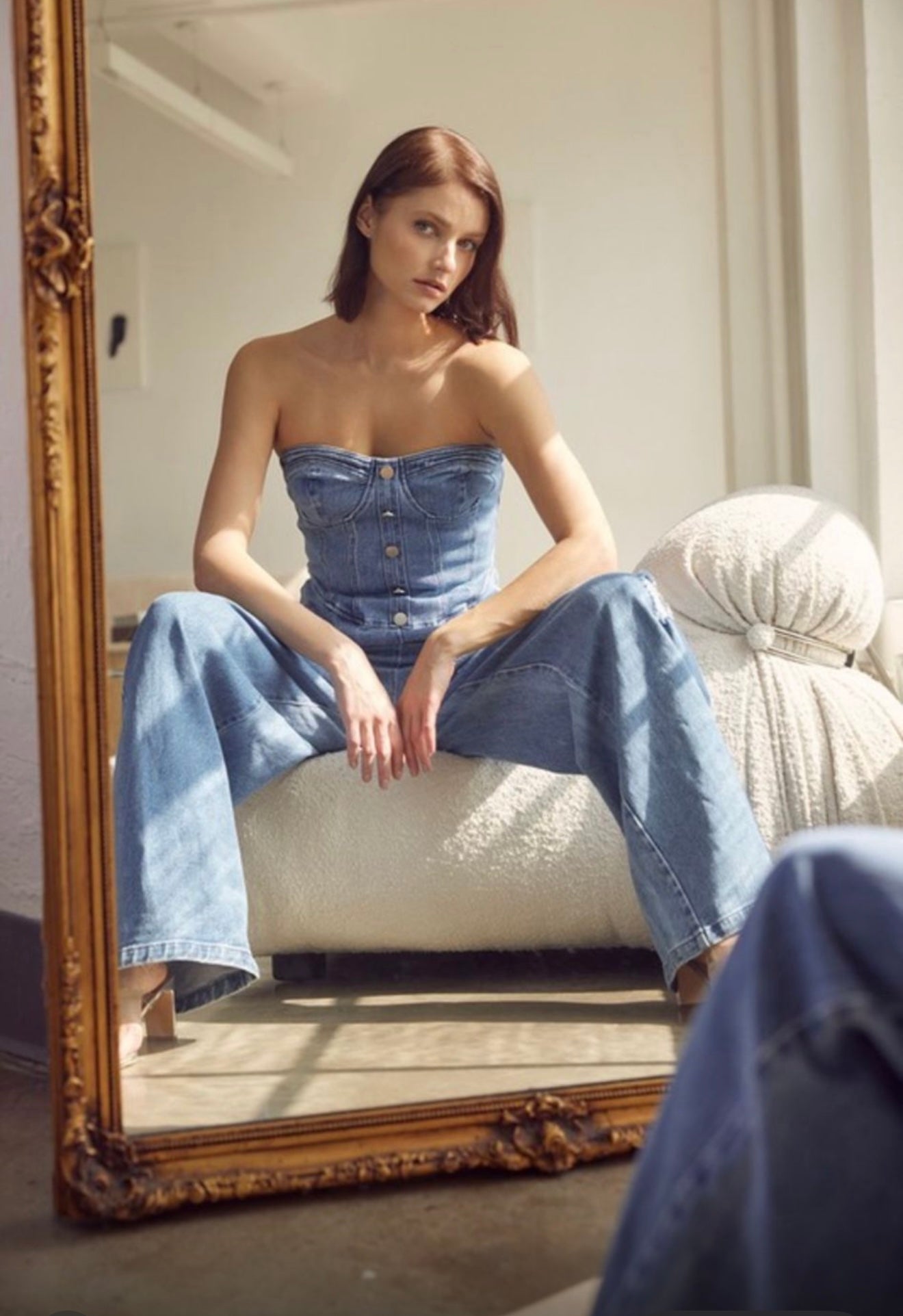 Denim jumpsuit