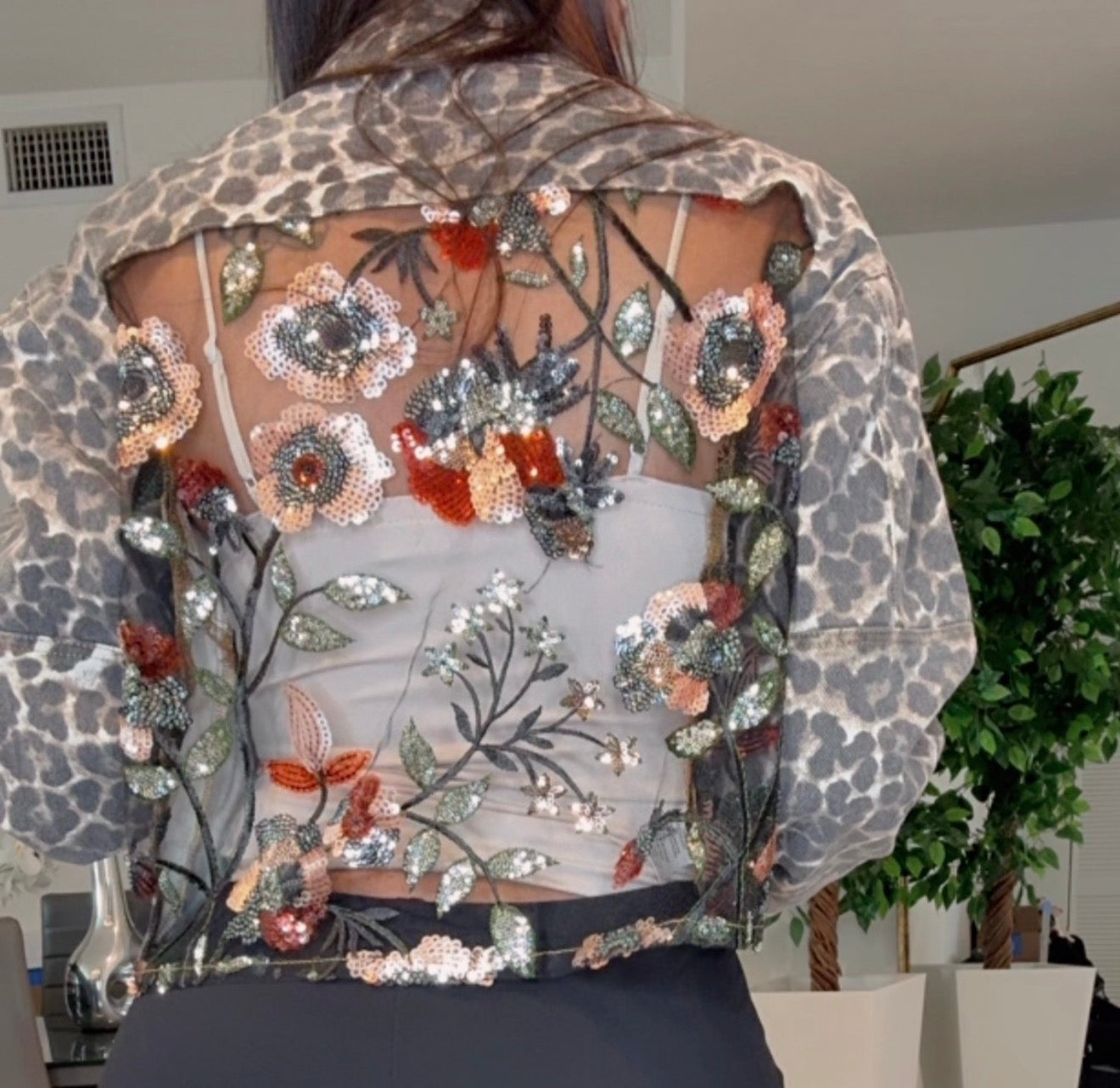 Jacket animal print