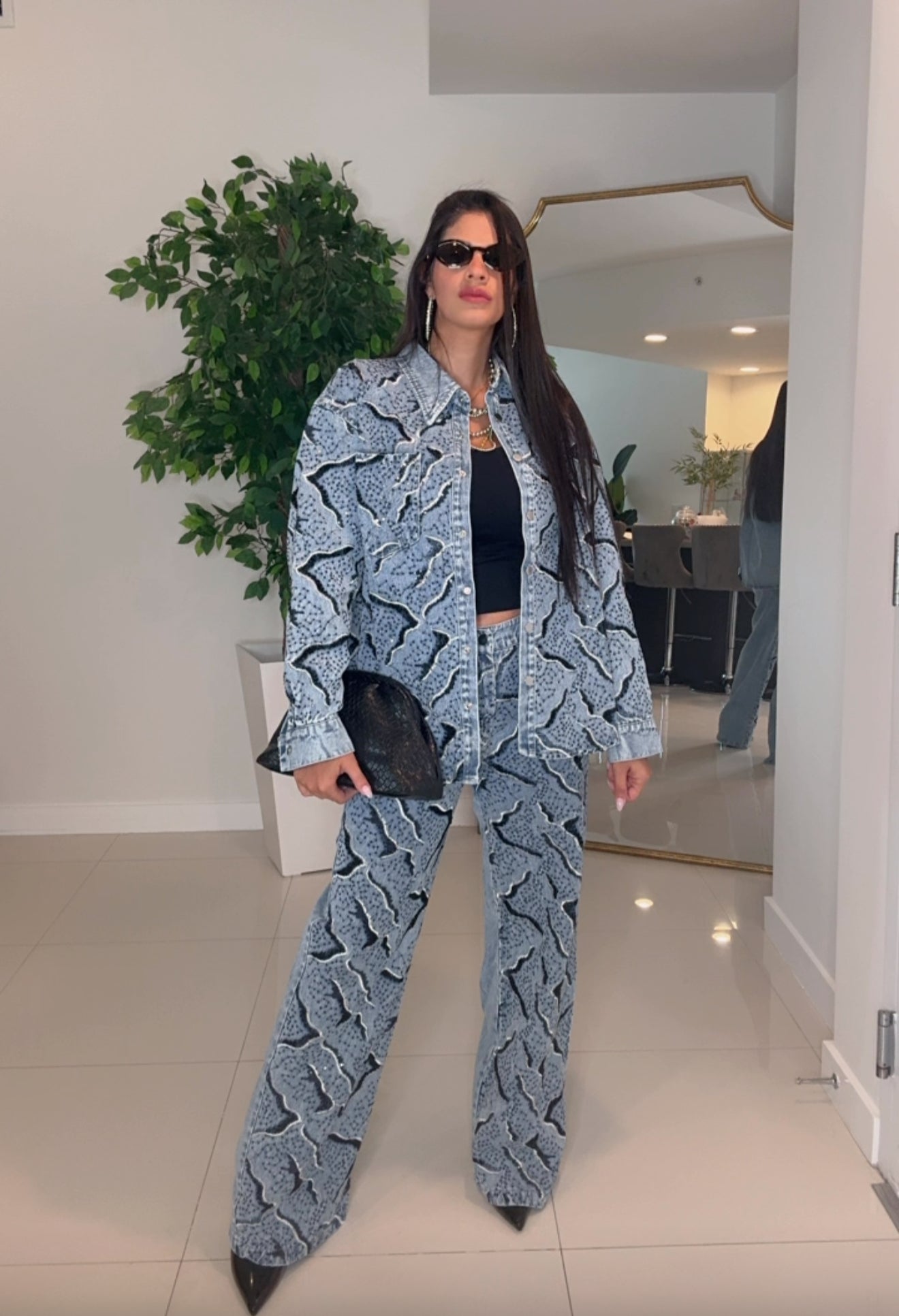 Denim Diosa set