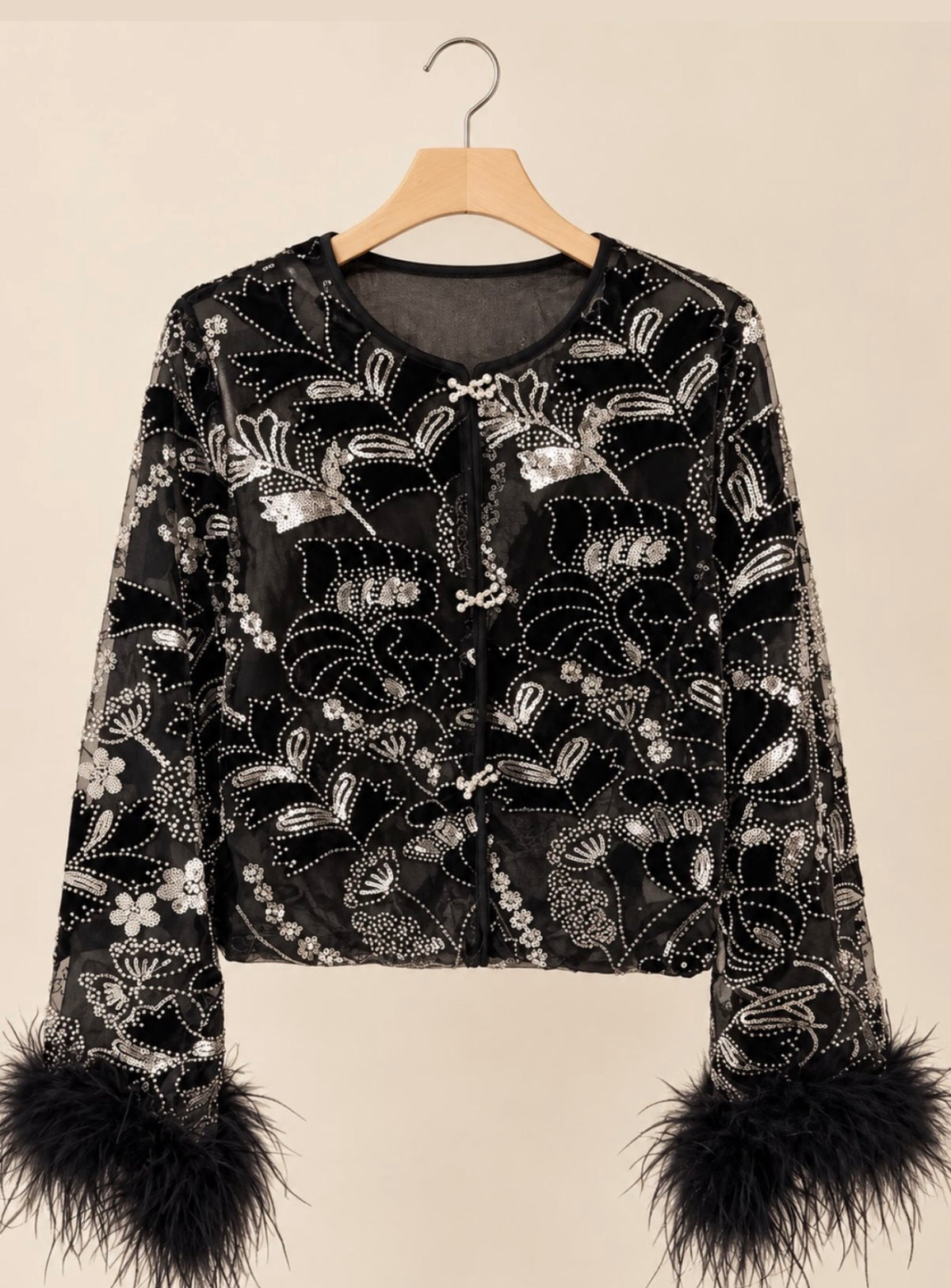 New jacket pluma y Brillo