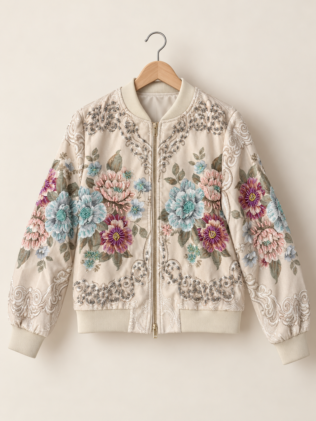 Jacket beig de Flores