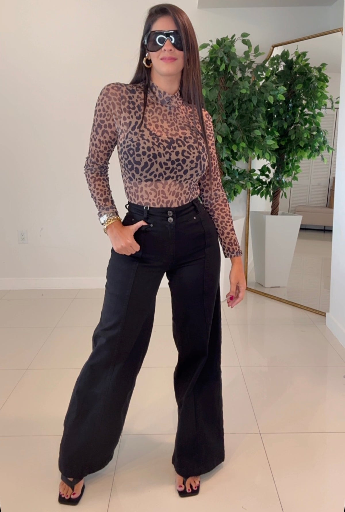 Jeans negro básico