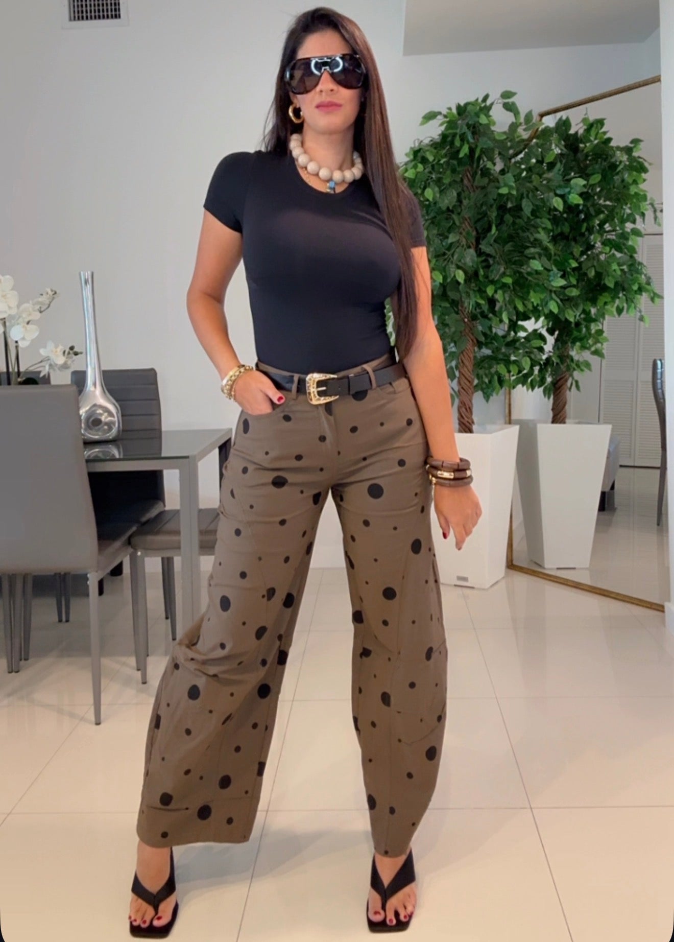 Lore pants oliva